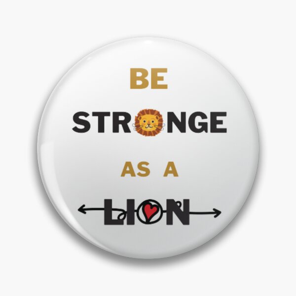 Item preview, be strong as a lion shirt. designed and sold by doodelsart.