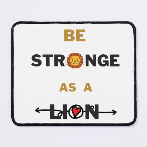 Item preview, be strong as a lion shirt. designed and sold by doodelsart.