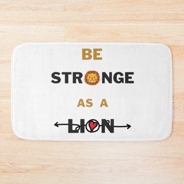Item preview, be strong as a lion shirt. designed and sold by doodelsart.