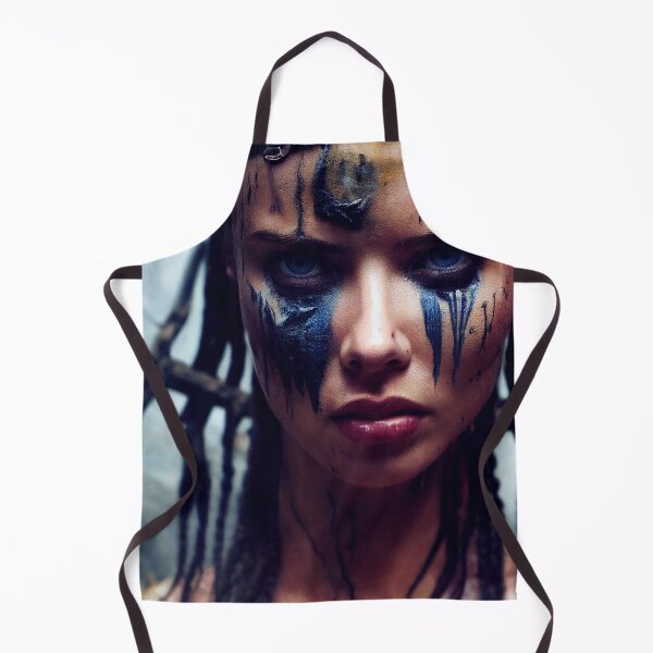 Item preview,  Viking  Woman Warrior Princess – Female Portrait Of A Viking  Woman Princess Warrior |Midjourney AI Generated Art designed and sold by MadeByRobots.