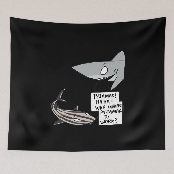 Aperçu de l'œuvre Requin drôle de pyjama créée et vendue par SamirElh77.