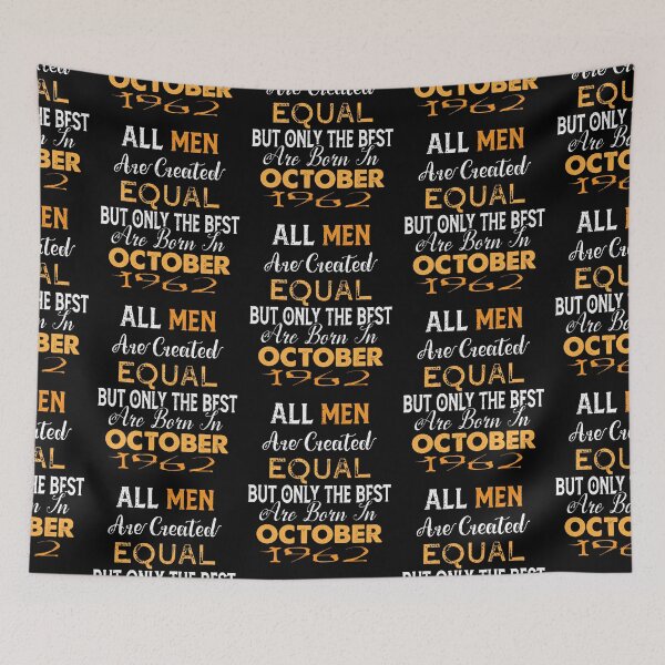 Item preview, All men are created equal but only the best are born in october 1962 designed and sold by The Nova Prints .