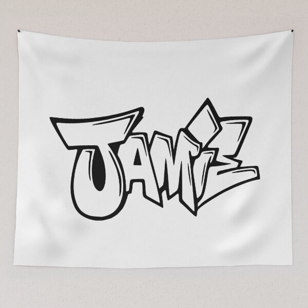 Item preview, Jamie - Graffiti Name Design designed and sold by NameThatShirt.