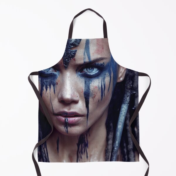 Item preview, Viking  Woman Warrior Princess – Female Portrait Of A Viking  Woman Princess Warrior |Midjourney AI Generated Art designed and sold by MadeByRobots.
