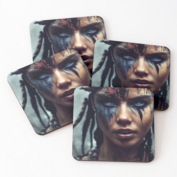 Item preview, Viking  Woman Warrior Princess – Female Portrait Of A Viking  Woman Princess Warrior |Midjourney AI Generated Art designed and sold by MadeByRobots.