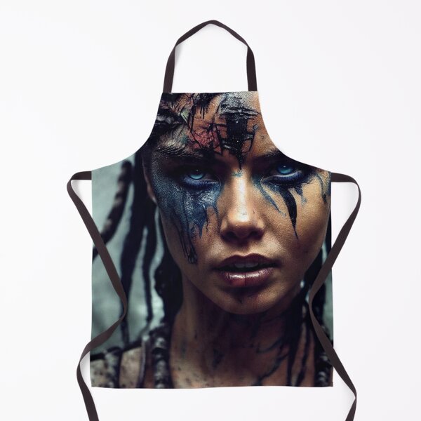 Item preview, Viking  Woman Warrior Princess – Female Portrait Of A Viking  Woman Princess Warrior |Midjourney AI Generated Art designed and sold by MadeByRobots.