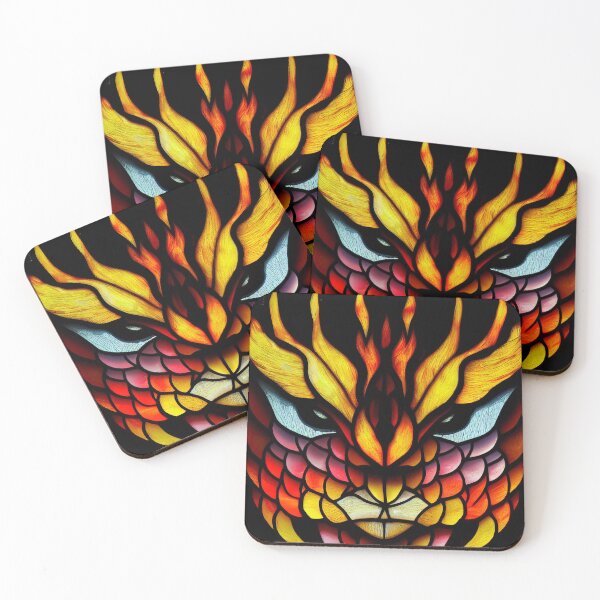 Item preview, Japanese Stained Glass Dragon designed and sold by MrVPhotography.