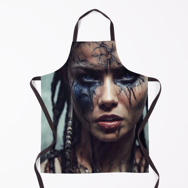 Item preview,  Viking  Woman Warrior Princess – Female Portrait Of A Viking  Woman Princess Warrior |Midjourney AI Generated Art designed and sold by MadeByRobots.