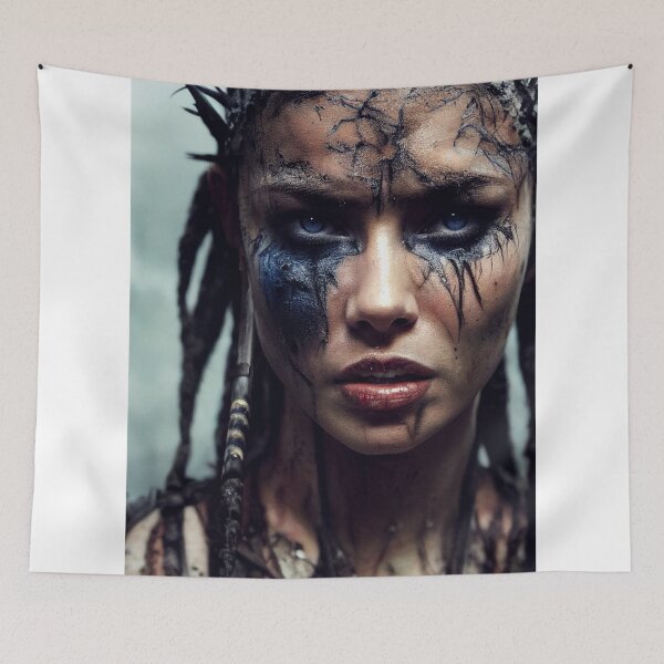 Item preview,  Viking  Woman Warrior Princess – Female Portrait Of A Viking  Woman Princess Warrior |Midjourney AI Generated Art designed and sold by MadeByRobots.