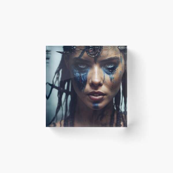 Item preview,  Viking  Woman Warrior Princess – Female Portrait Of A Viking  Woman Princess Warrior |Midjourney AI Generated Art designed and sold by MadeByRobots.