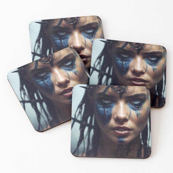 Item preview,  Viking  Woman Warrior Princess – Female Portrait Of A Viking  Woman Princess Warrior |Midjourney AI Generated Art designed and sold by MadeByRobots.