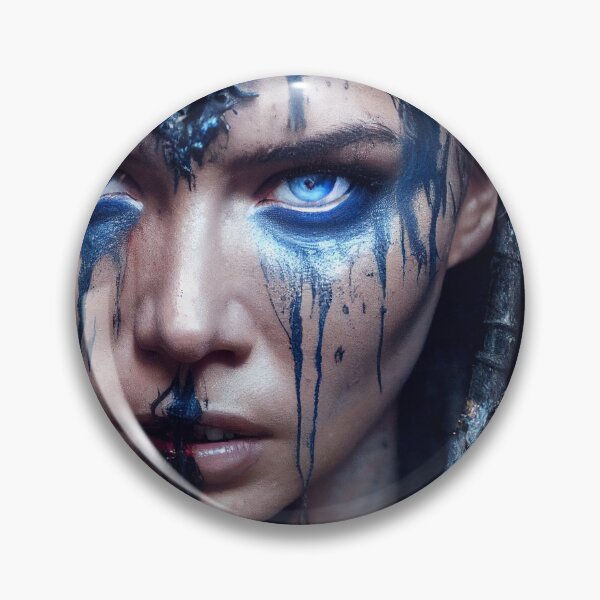 Item preview, Viking  Woman Warrior Princess – Female Portrait Of A Viking  Woman Princess Warrior |Midjourney AI Generated Art designed and sold by MadeByRobots.