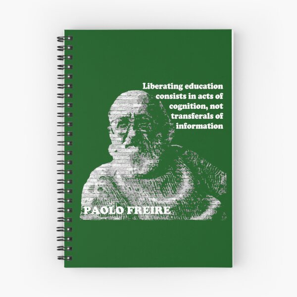 Item preview, Paolo Freire Pedagogy of the Oppressed Quote on Liberating Education Green designed and sold by Tony Cisse.
