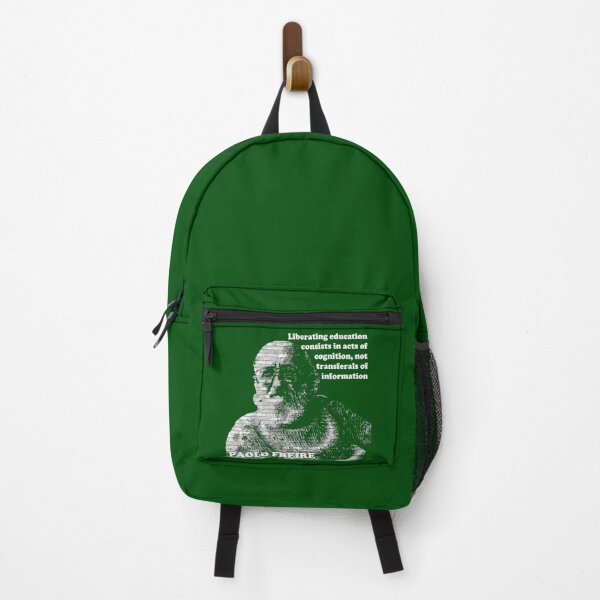 Item preview, Paolo Freire Pedagogy of the Oppressed Quote on Liberating Education Green designed and sold by Tony Cisse.