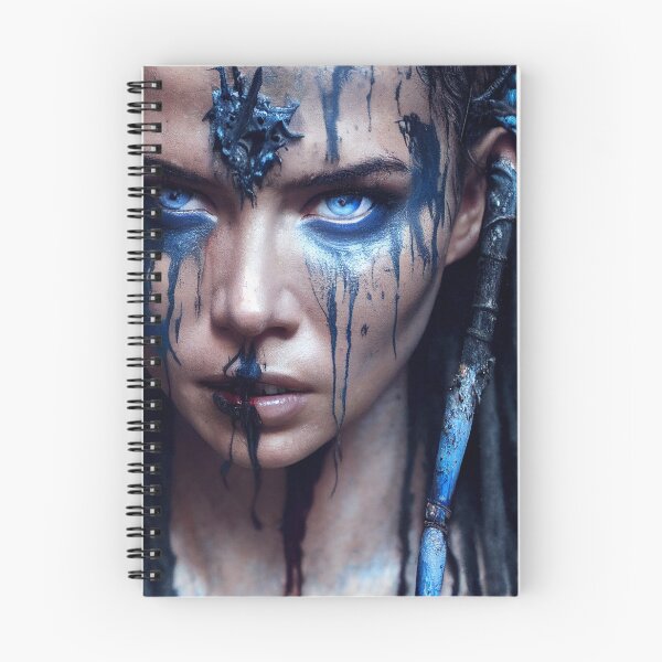 Item preview, Viking  Woman Warrior Princess – Female Portrait Of A Viking  Woman Princess Warrior |Midjourney AI Generated Art designed and sold by MadeByRobots.