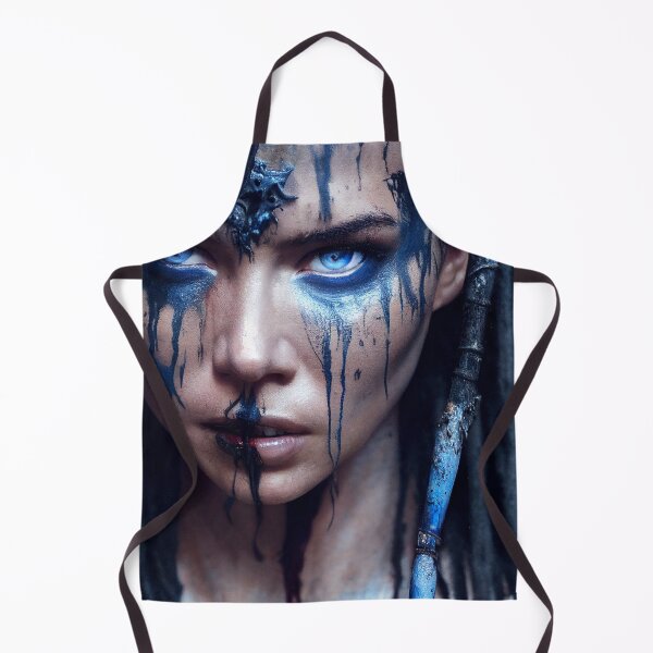 Item preview, Viking  Woman Warrior Princess – Female Portrait Of A Viking  Woman Princess Warrior |Midjourney AI Generated Art designed and sold by MadeByRobots.