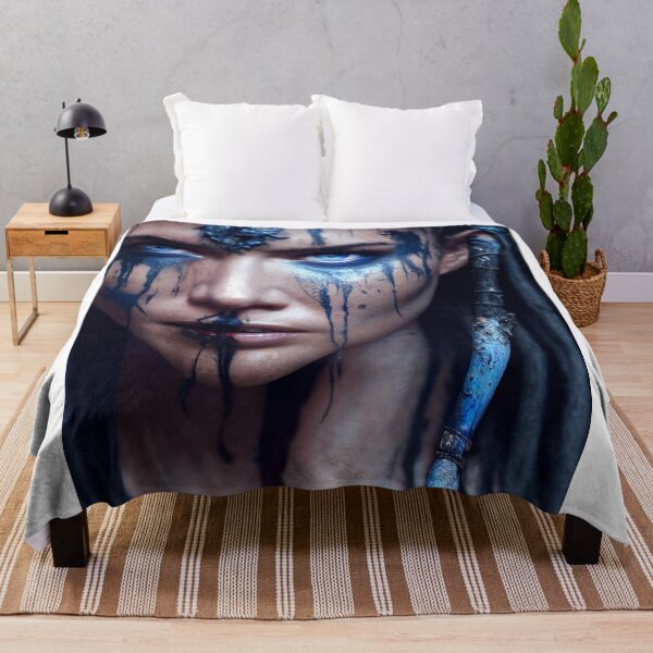 Item preview, Viking Woman Warrior Princess – Female Portrait Of A Viking Woman Princess Warrior |Midjourney AI Generated Art designed and sold by MadeByRobots.