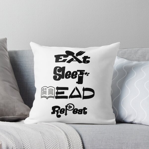 Item preview, Eat sleep read repeat, V2,  designed and sold by Chakilogy.