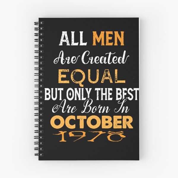 Item preview, All men are created equal but only the best are born in october 1970 designed and sold by The Nova Prints .