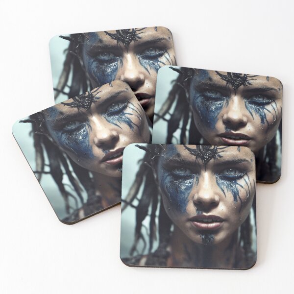 Item preview, Viking  Woman Warrior Princess – Female Portrait Of A Viking  Woman Princess Warrior |Midjourney AI Generated Art designed and sold by MadeByRobots.