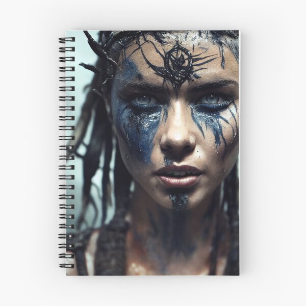 Item preview, Viking  Woman Warrior Princess – Female Portrait Of A Viking  Woman Princess Warrior |Midjourney AI Generated Art designed and sold by MadeByRobots.