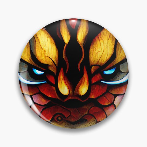 Item preview, Japanese Stained Glass Dragon - 2 designed and sold by MrVPhotography.
