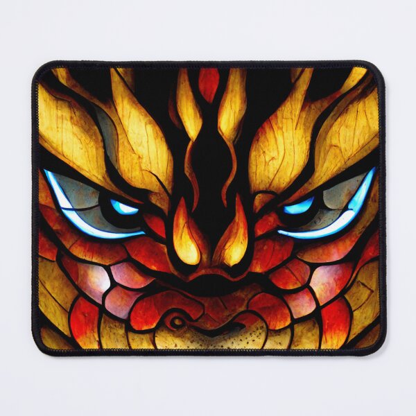 Item preview, Japanese Stained Glass Dragon - 2 designed and sold by MrVPhotography.