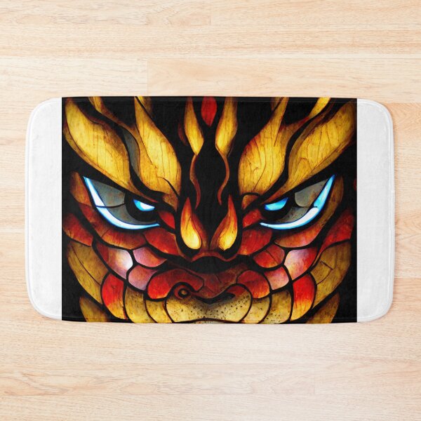 Item preview, Japanese Stained Glass Dragon - 2 designed and sold by MrVPhotography.