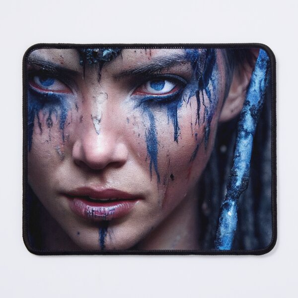 Item preview, Viking Woman Warrior Princess – Female Portrait Of A Viking Woman Princess Warrior |Midjourney AI Generated Art designed and sold by MadeByRobots.
