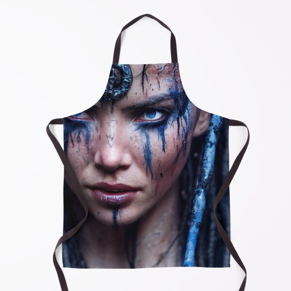Item preview, Viking  Woman Warrior Princess – Female Portrait Of A Viking  Woman Princess Warrior |Midjourney AI Generated Art designed and sold by MadeByRobots.