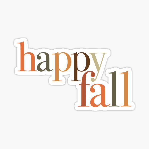 Item preview, happy fall designed and sold by jesspressoo.