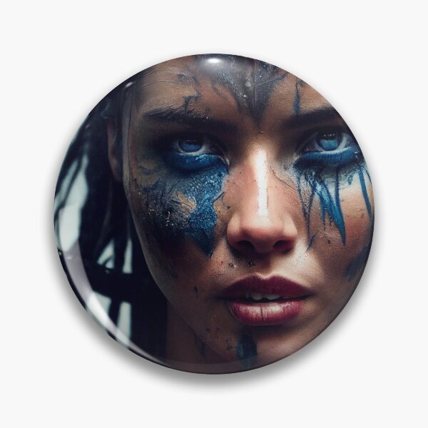 Item preview, Viking  Woman Warrior Princess – Female Portrait Of A Viking  Woman Princess Warrior |Midjourney AI Generated Art designed and sold by MadeByRobots.