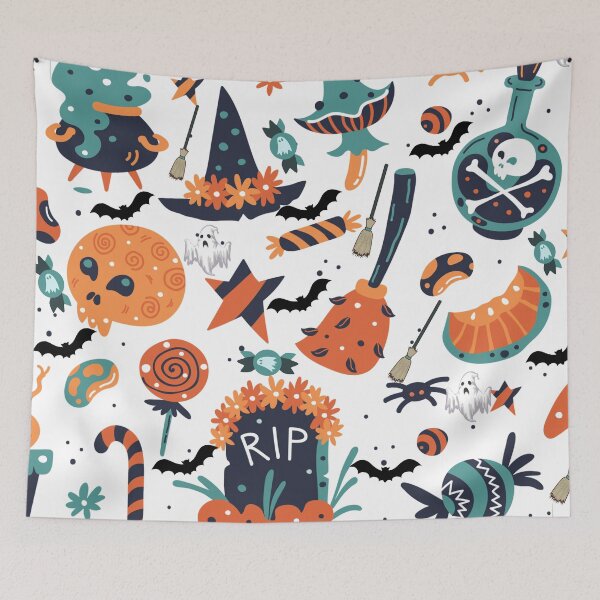 Item preview, Halloween Spooky Pattern - Spooky Halloween designed and sold by Vero De.