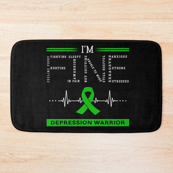 Item preview, I'm Fine Depression Warrior Support Depression Awareness Gifts designed and sold by rechardtee.