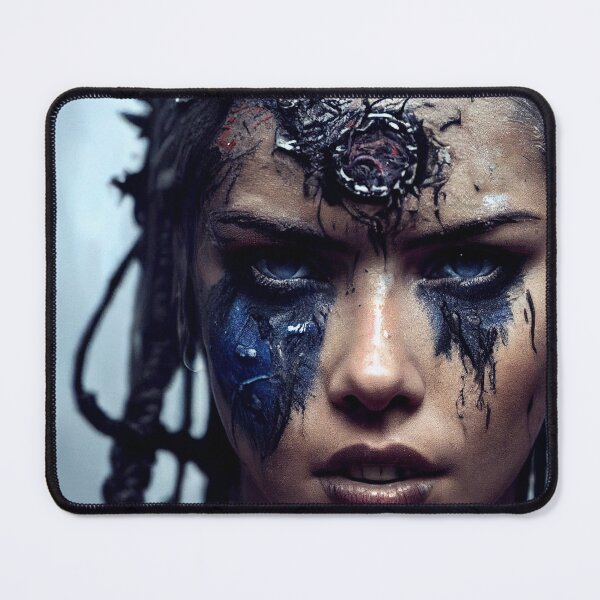 Item preview, Viking Woman Warrior Princess – Female Portrait Of A Viking Woman Princess Warrior |Midjourney AI Generated Art designed and sold by MadeByRobots.