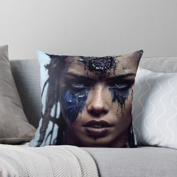 Item preview, Viking  Woman Warrior Princess – Female Portrait Of A Viking  Woman Princess Warrior |Midjourney AI Generated Art designed and sold by MadeByRobots.