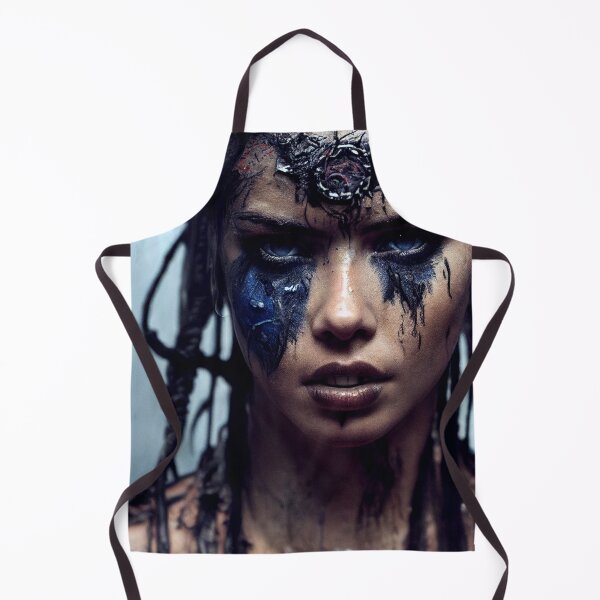 Item preview, Viking  Woman Warrior Princess – Female Portrait Of A Viking  Woman Princess Warrior |Midjourney AI Generated Art designed and sold by MadeByRobots.