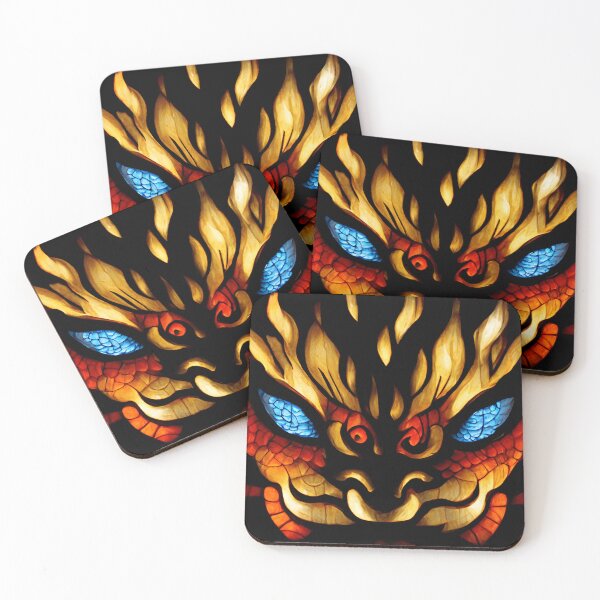 Item preview, Japanese Stained Glass Dragon - 3 designed and sold by MrVPhotography.