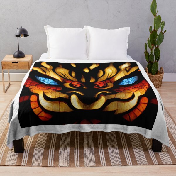 Item preview, Japanese Stained Glass Dragon - 3 designed and sold by MrVPhotography.