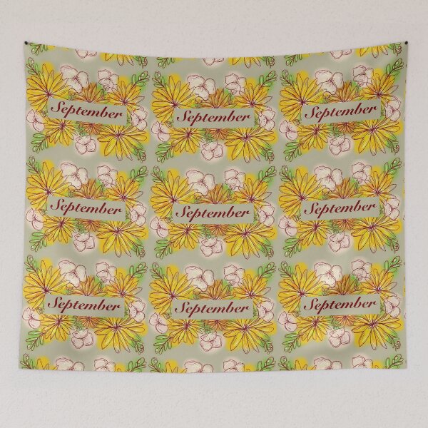 Item preview, September Floral Design 2 designed and sold by missmann.