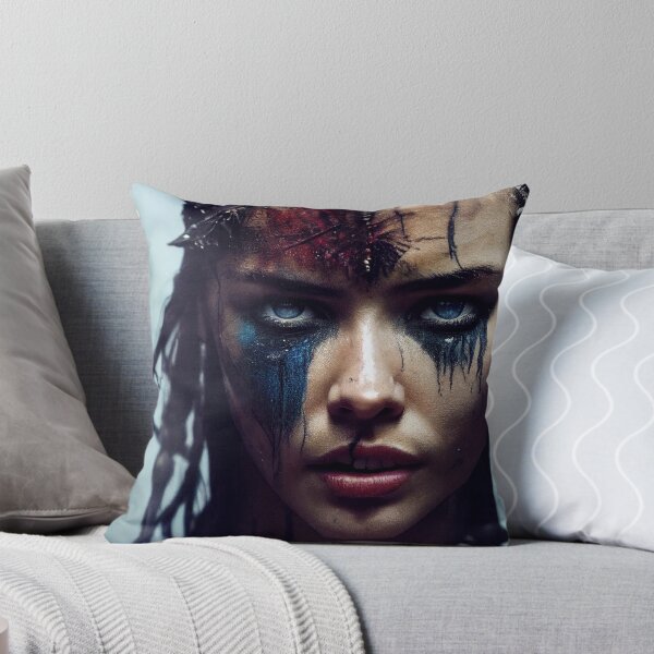 Item preview, Viking  Woman Warrior Princess – Female Portrait Of A Viking  Woman Princess Warrior |Midjourney AI Generated Art designed and sold by MadeByRobots.