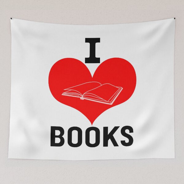 Item preview, find me at the library book lover I Love Books designed and sold by ramwebroom.
