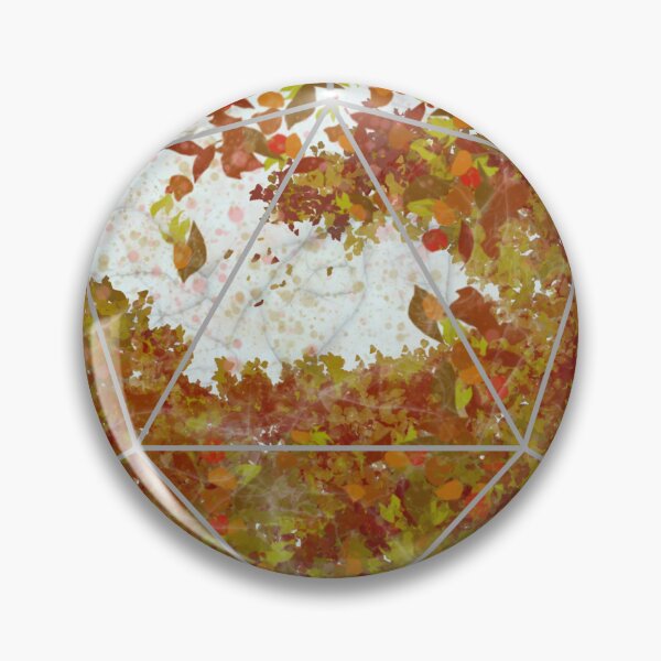 Item preview, Autumnal D20 - No Dice designed and sold by KopoArtyStuff.