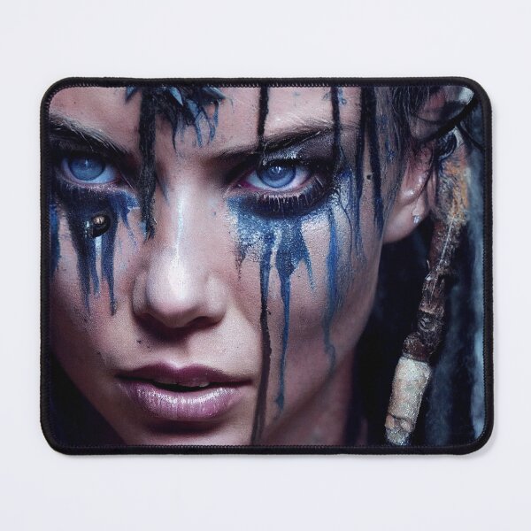 Item preview, Viking Woman Warrior Princess – Female Portrait Of A Viking Woman Princess Warrior |Midjourney AI Generated Art designed and sold by MadeByRobots.
