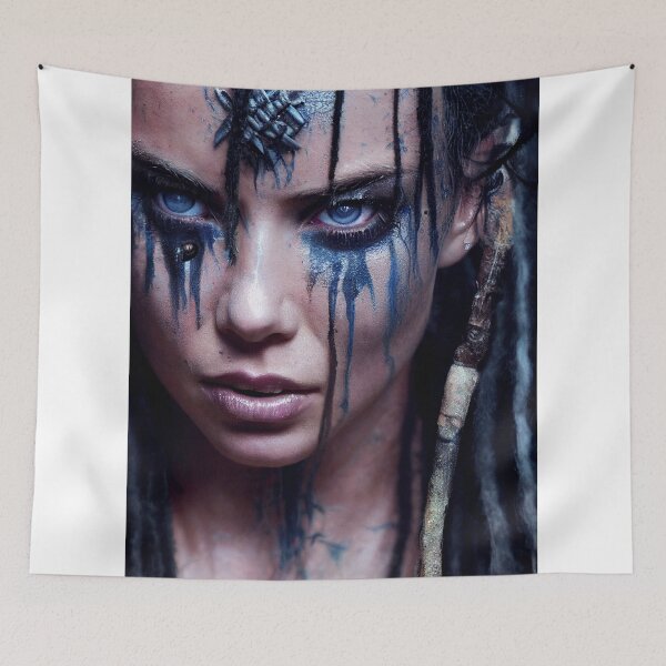 Item preview, Viking Woman Warrior Princess – Female Portrait Of A Viking  Woman Princess Warrior |Midjourney AI Generated Art designed and sold by MadeByRobots.