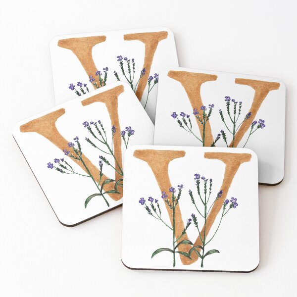 Item preview, floral letter v designed and sold by ninalatorre.