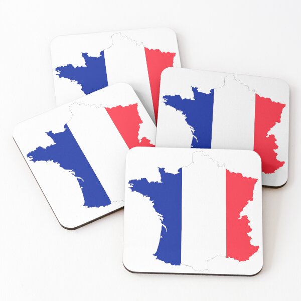 Item preview, France map flag designed and sold by hrcdesign.