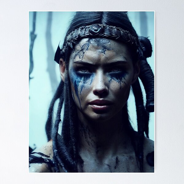 beautiful warrior princess, body paint, desi, Midjourney
