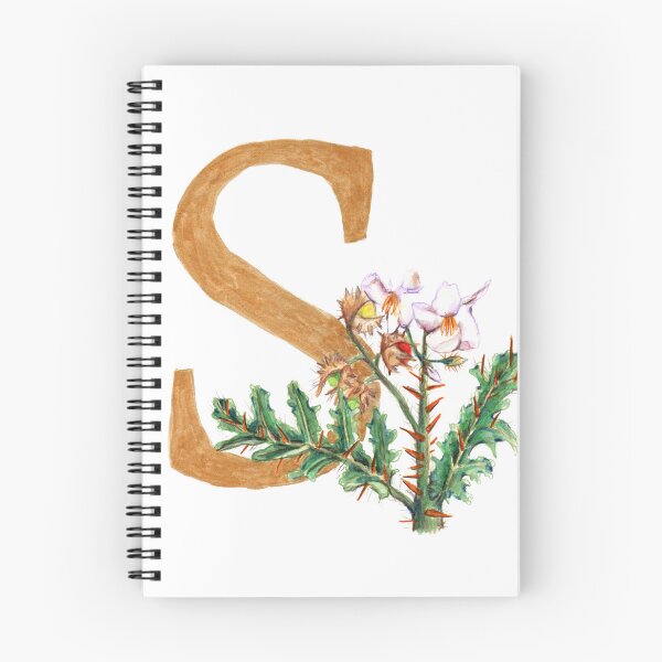 Item preview, floral letter S designed and sold by ninalatorre.