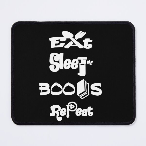 Item preview, Eat sleep books repeat, V3. designed and sold by Chakilogy.